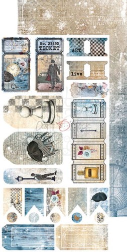 Zestaw dodatków Age of Gentleman - Junk Journal Set CC-JJ-F16 Craft O'Clock