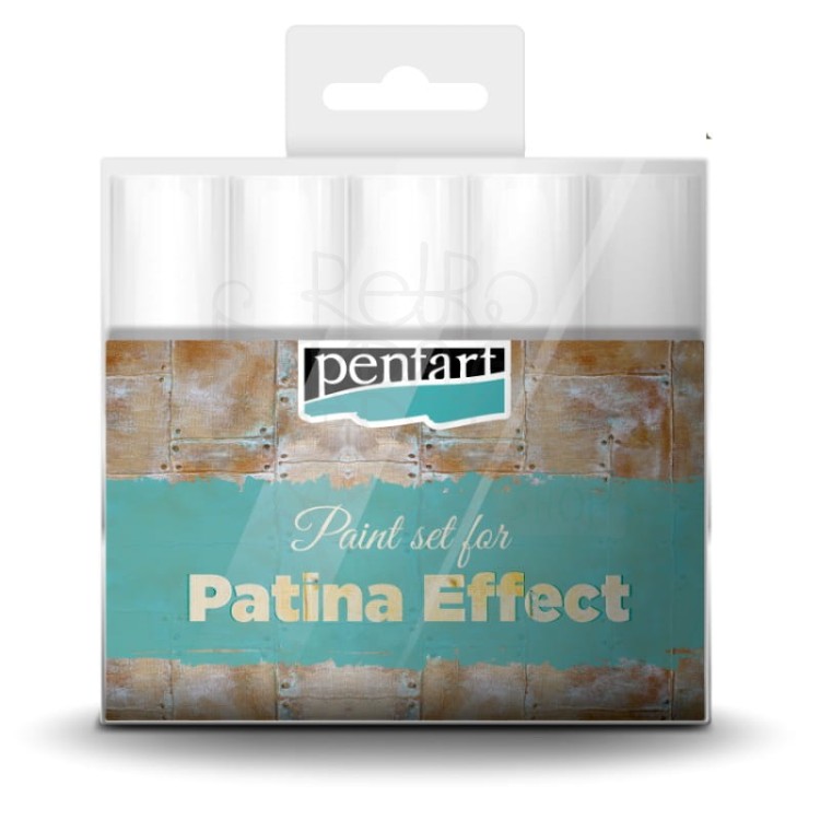 Zestaw farb 5x20ml efekt patyny Patina Effect 29763 Pentart