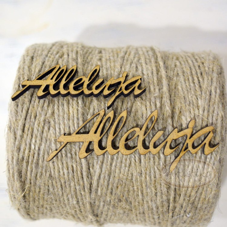 Alleluja - napis 2szt HDF Artistiko