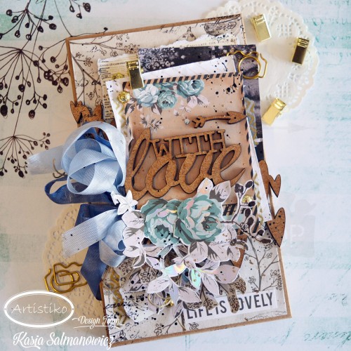 With love - napis HDF Artistiko