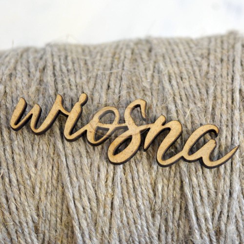 Wiosna - napis HDF Artistiko