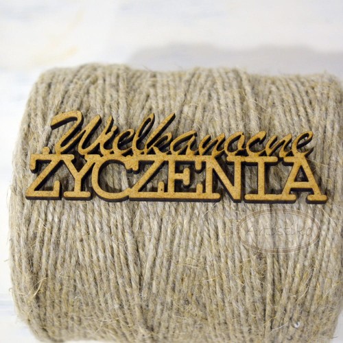 Wielkanocne życzenia - napis HDF Artistiko