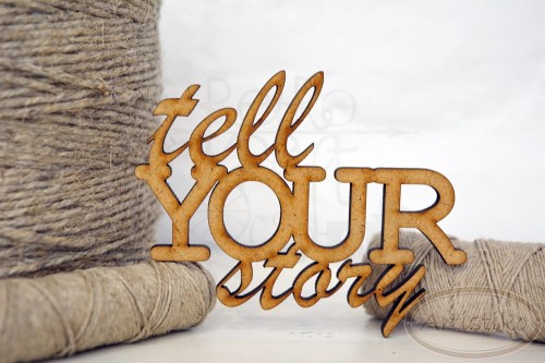 Tell your story - napis HDF Artistiko