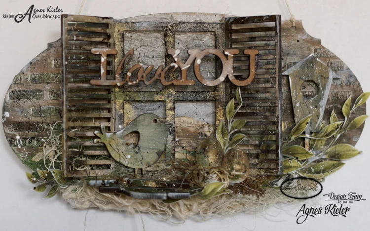 I love you - napis HDF Artistiko