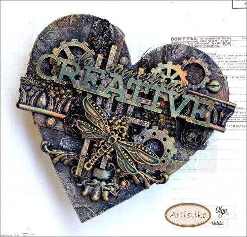 Do something creative - napis HDF Artistiko
