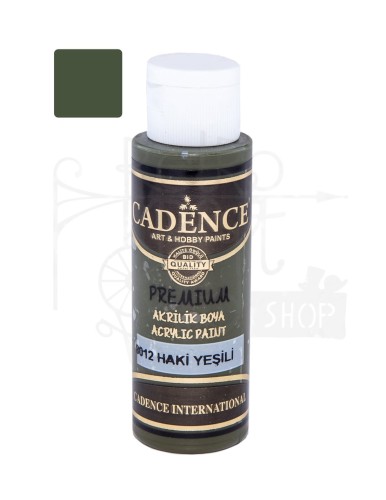 Farba akrylowa Premium 70ml, khaki P70-8012 Cadence