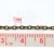 Łańcuszek metalowy 2x3mm - brąz
