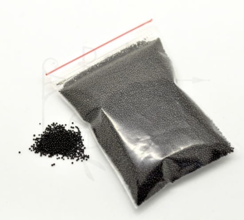 Szklane mikrokulki czarne 10g