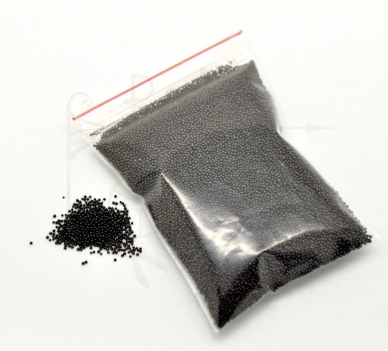 Szklane mikrokulki czarne 10g