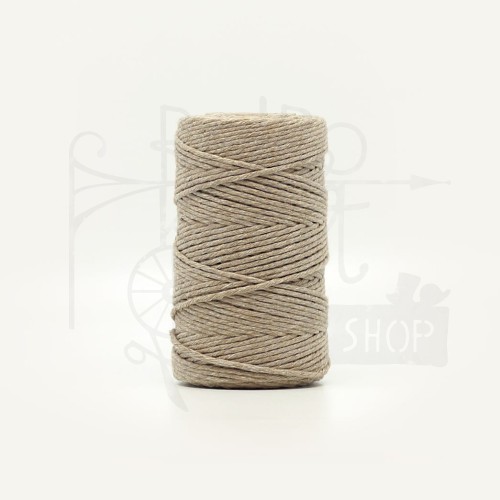 Sznurek bawełniany szary tex 1000 100g