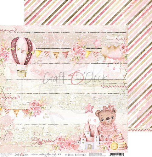 Papier 30x30 Hello Little Girl 03 CC-C43-HLG-03 Craft O'Clock
