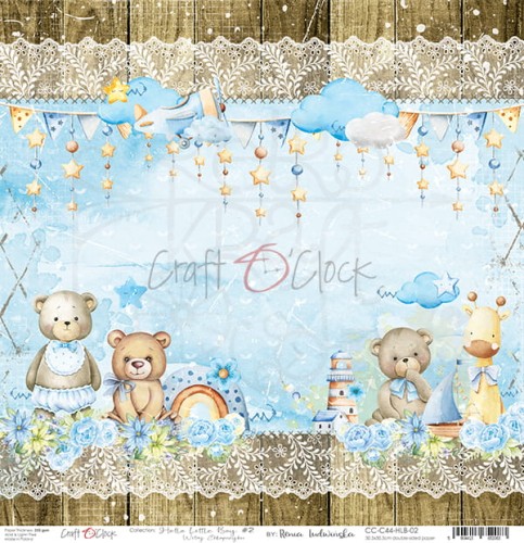 Papier 30x30 Hello Little Boy 02 CC-C44-HLB-02 Craft O'Clock