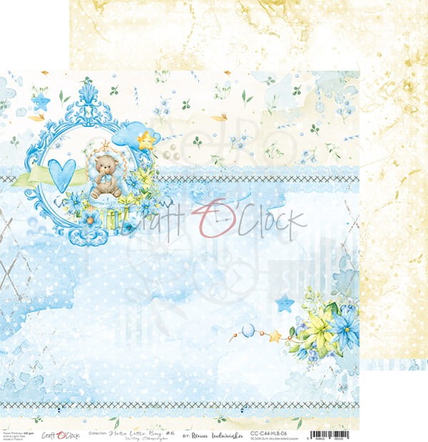 Papier 30x30 Hello Little Boy 06 CC-C44-HLB-06 Craft O'Clock