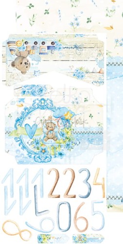 Zestaw dodatków Hello Little Boy - Junk Journal Set CC-C44-HLB-11 Craft O'Clock