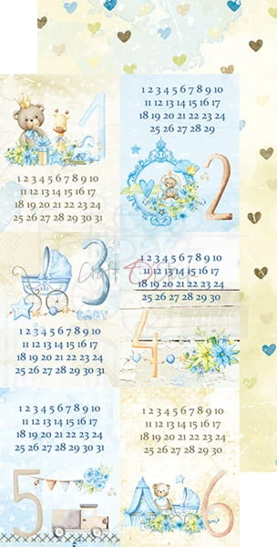 Zestaw dodatków Hello Little Boy - Junk Journal Set CC-C44-HLB-11 Craft O'Clock