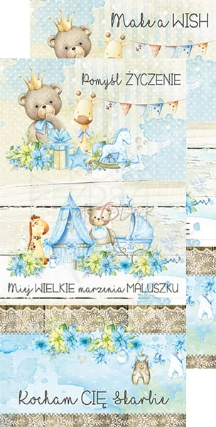 Zestaw dodatków Hello Little Boy - Junk Journal Set CC-C44-HLB-11 Craft O'Clock