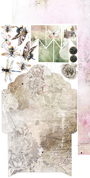Zestaw dodatków Lost In Time - Junk Journal Set CC-MM15-LT-11 Craft O'Clock