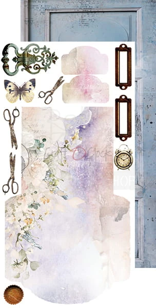 Zestaw dodatków Lost In Time - Junk Journal Set CC-MM15-LT-11 Craft O'Clock