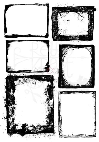 Ozdobne kalki zestaw 21,0x29,7cm Frame Borders CC-MM-ZK-15 Craft O'Clock