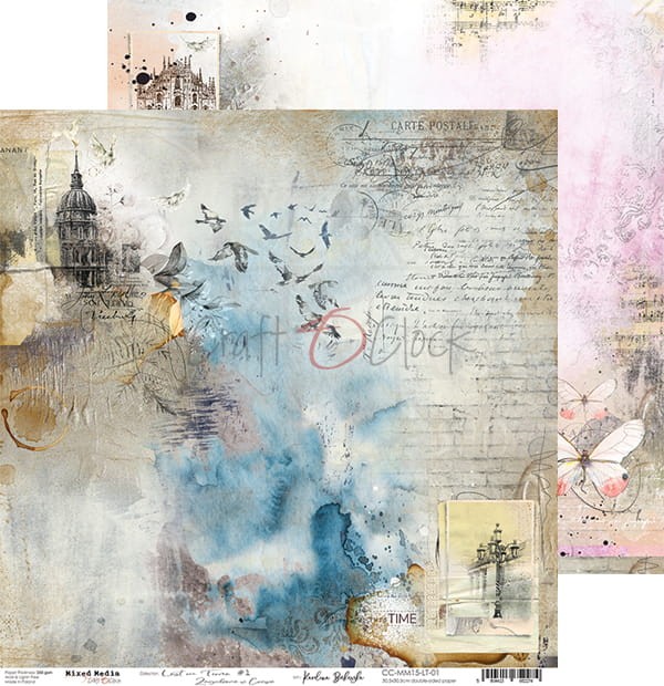 Papier 30x30 Lost In Time 01 CC-MM15-LT-01 Craft O'Clock