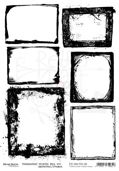 Folia Transparentna A4 Ramki CC-MM-FOL-30 Craft O'Clock