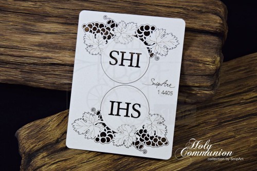 Tekturka Holy Communion - Hostie z Winogronami 14405 SnipArt