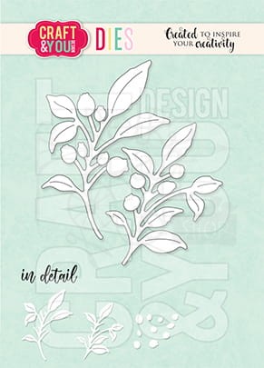Wykrojnik Twigs of berries Gałązki z jagodami CW149 Craft&amp;You Design