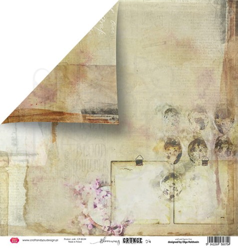 Papier 30x30 Blooming Grunge 04 CP-BG04 Craft&amp;You Design