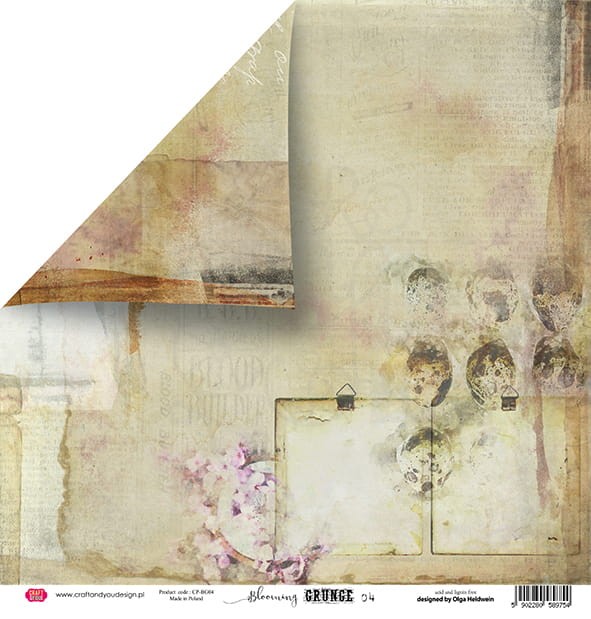 Zestaw papierów 30x30 Blooming Grunge CPS-BG30 Craft&amp;You Design