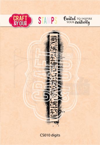 Stempel akrylowy Digits Cyfry CS010 Craft&amp;You Design