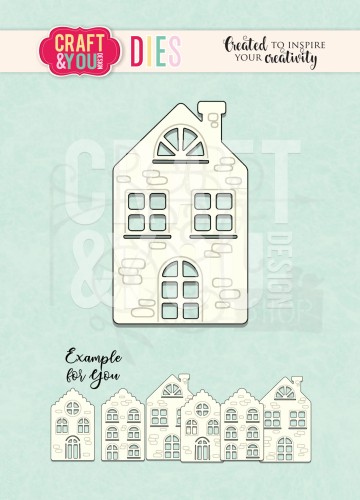 Wykrojnik House Domek CW100 Craft&amp;You Design