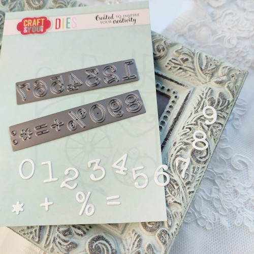 Wykrojnik Numbers Liczby CW166 Craft&amp;You Design