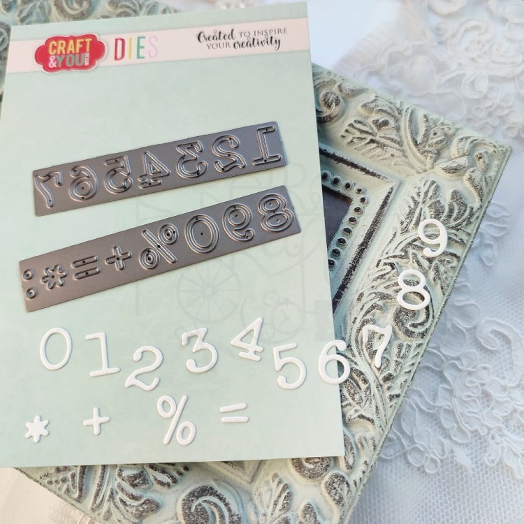 Wykrojnik Numbers Liczby CW166 Craft&amp;You Design