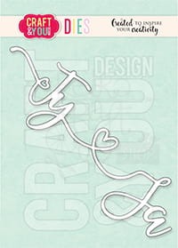 Wykrojnik napis Ty i Ja CW162 Craft&amp;You Design