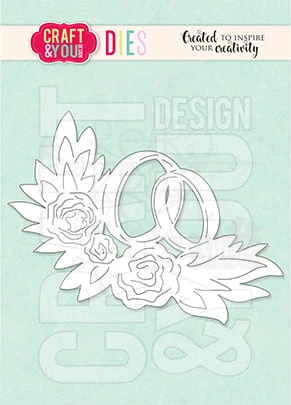 Wykrojnik Ślubne Obrączki CW160 Craft&amp;You Design