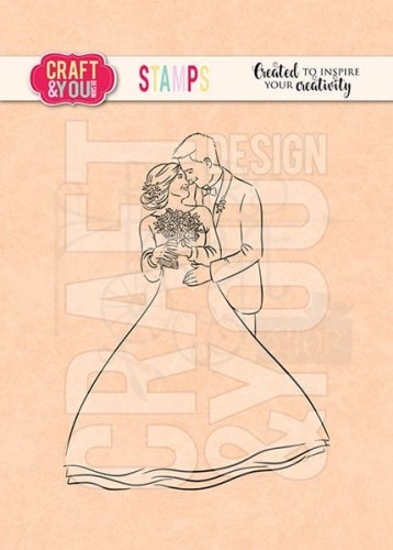 Stempel Happy Young Couple Szczęśliwa Para Młoda CS019 Craft&amp;You Design