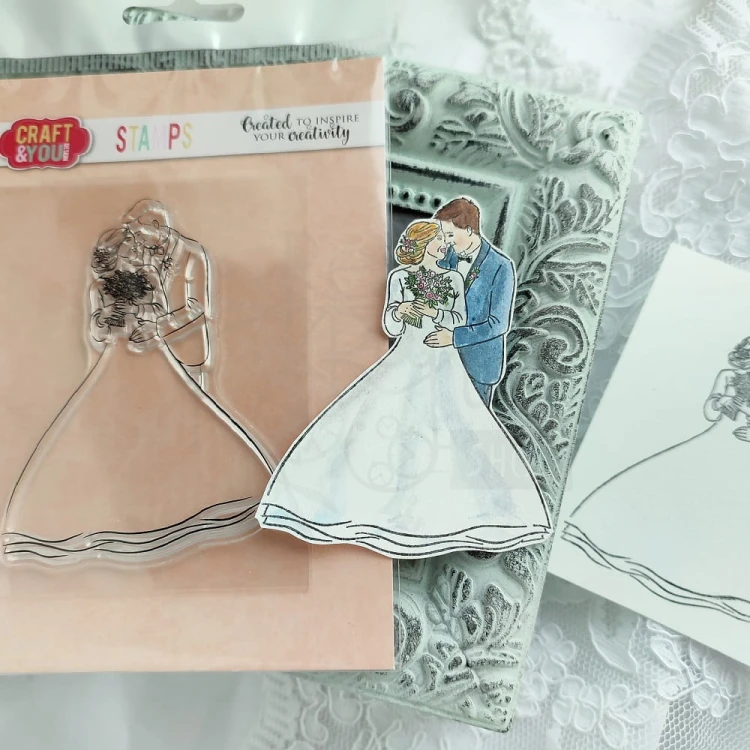 Stempel Happy Young Couple Szczęśliwa Para Młoda CS019 Craft&amp;You Design