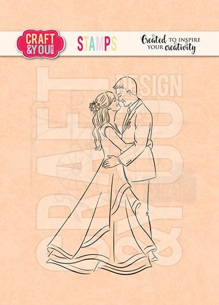 Stemple Dancing Young Couple Tańcząca Para Młoda CS018 Craft&amp;You Design