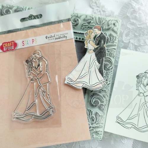 Stemple Dancing Young Couple Tańcząca Para Młoda CS018 Craft&amp;You Design