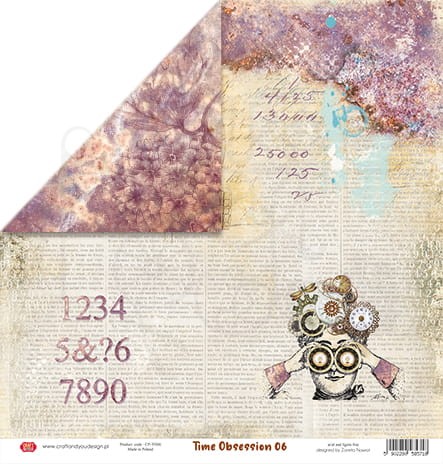 Papier 30x30 Time Obsession 06 CP-TO06 Craft&amp;You Design