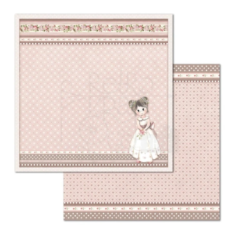 Zestaw papierów 30x30 Little Girl SBBL67 Stamperia 7