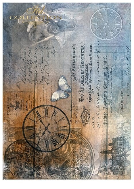 Zestaw papierów A4 Steampunk SCRAP-043 ITD Collection