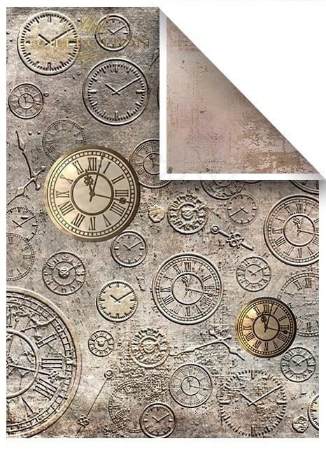 Zestaw papierów A4 Steampunk SCRAP-043 ITD Collection