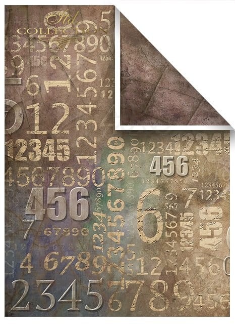Zestaw papierów A4 Steampunk SCRAP-043 ITD Collection