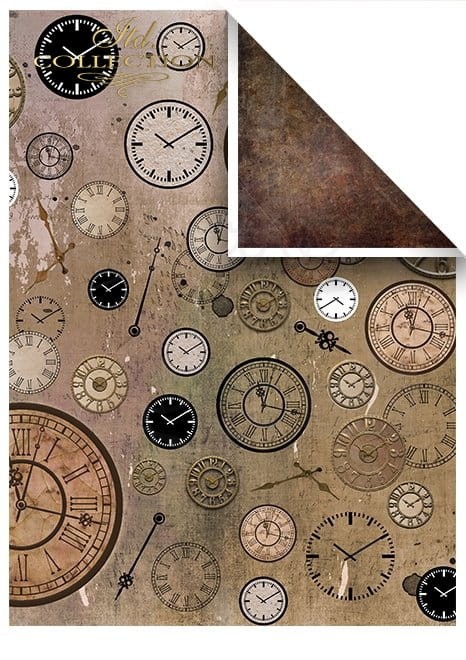 Zestaw papierów A4 Steampunk SCRAP-043 ITD Collection