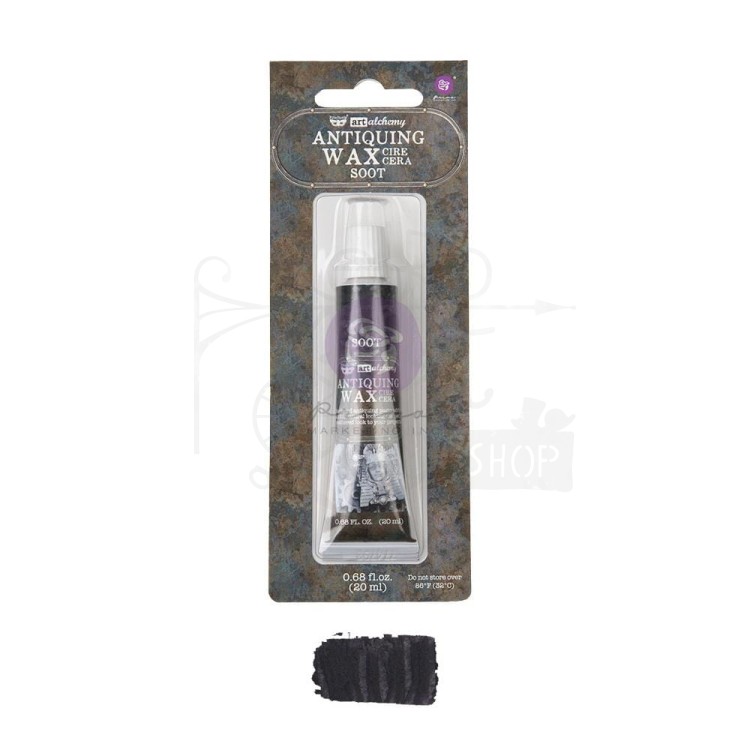 Wosk Soot sadza Finnabair Art Alchemy Antiquing Wax 20ml 969097 Prima
