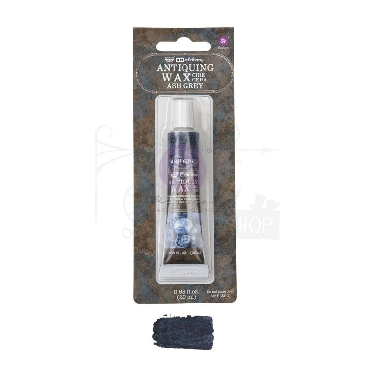 Wosk Ash Grey popielaty Finnabair Art Alchemy Antiquing Wax 20ml 969080 Prima