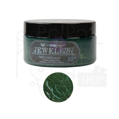 Pasta Art Extravagance Jewel Texture Paste True Emeralds 100ml Finnabair AE969035 Prima