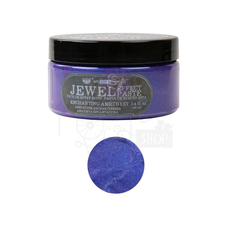 Pasta Art Extravagance Jewel Texture Paste Enchanting Amethyst 100ml Finnabair AE969028 Prima