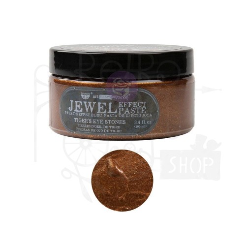 Pasta Art Extravagance Jewel Texture Paste Tiger's Eye Stones 100ml Finnabair AE969011 Prima